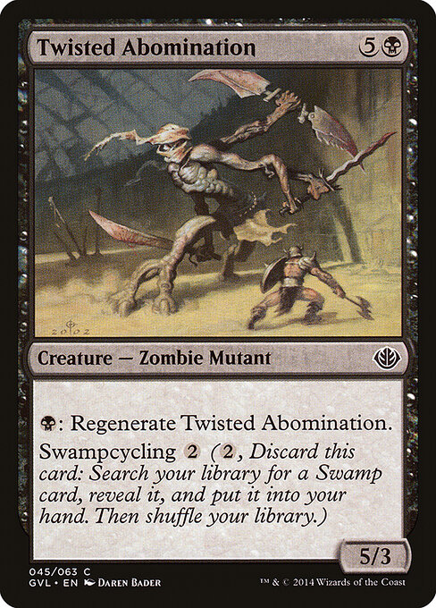 Abominação Distorcida — Duel Decks Anthology: Garruk vs. Liliana 45