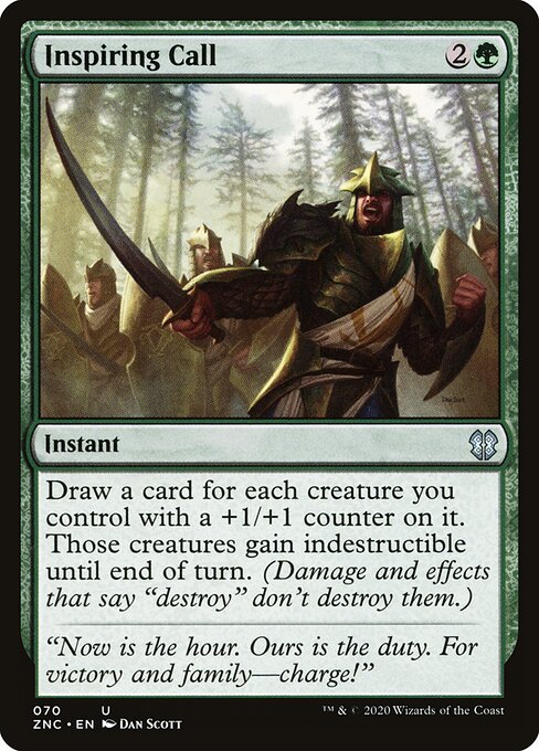 Chamado Inspirador — Zendikar Rising Commander 70