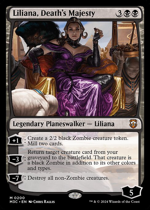 Liliana, Majestade da Morte — Modern Horizons 3 Commander 200