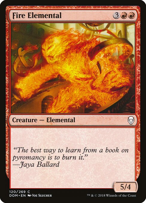 Elemental do Fogo — Dominaria 120