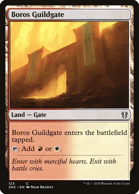 Portão da Guilda Boros — Zendikar Rising Commander 123