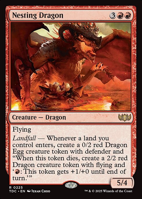 Dragão Aninhador — Tarkir: Dragonstorm Commander 225
