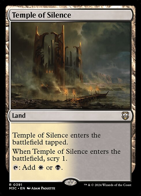 Templo do Silêncio — Modern Horizons 3 Commander 391