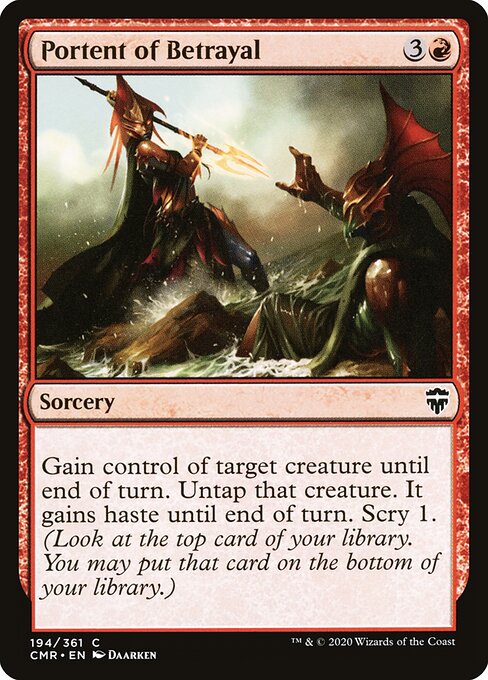 Presságio de Traição — Commander Legends 194