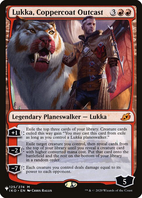 Lukka, Pária Gibão de Cobre — The List IKO-125