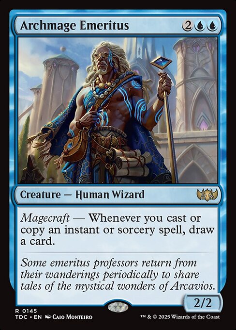 Arquimago Emérito — Tarkir: Dragonstorm Commander 145