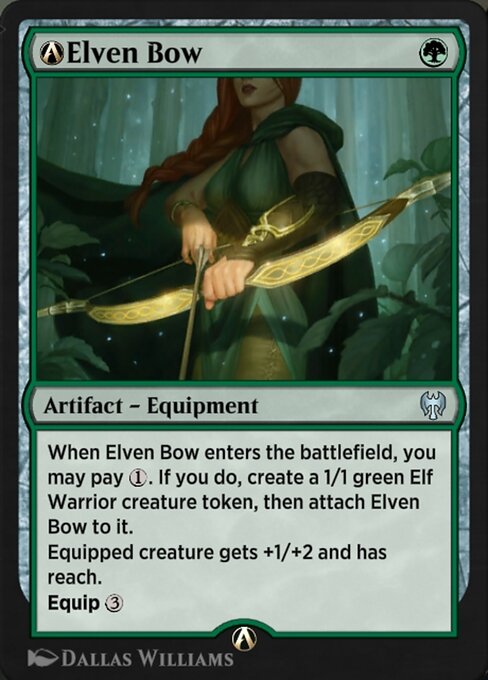 A-Elven Bow — Kaldheim A-166