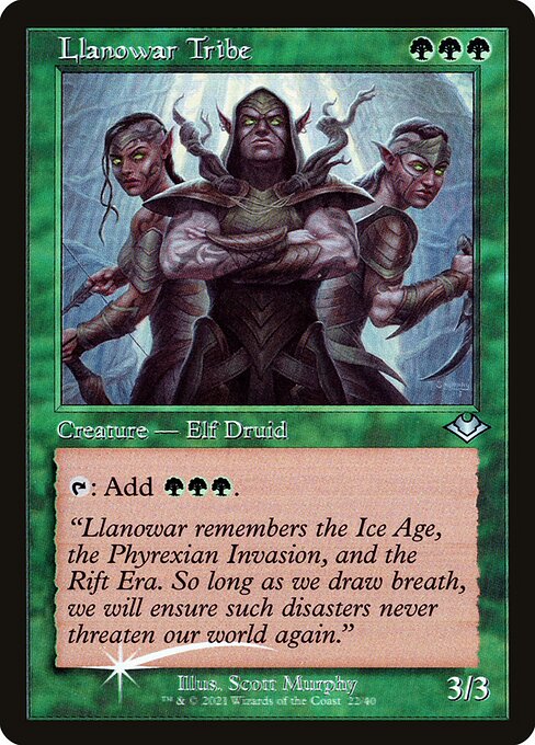 Tribo de Llanowar — Modern Horizons 1 Timeshifts 22