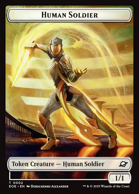 Human Soldier — Edge of Eternities Tokens 2