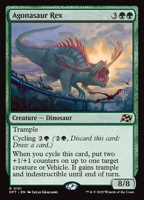 Agonasaur Rex — Aetherdrift Promos 151p