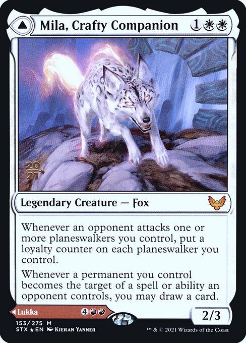 Mila, Crafty Companion — Strixhaven: School of Mages Promos 153s