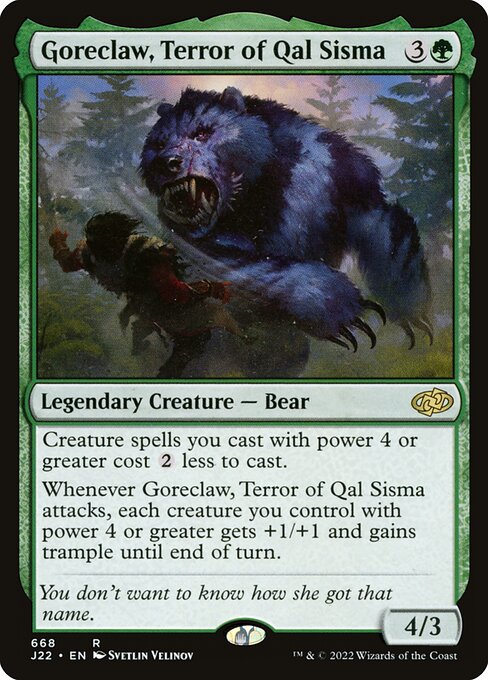 Garra Cruenta, Terror de Qal Sisma — Jumpstart 2022 668