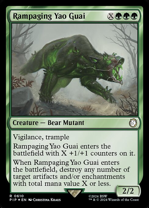 Rampaging Yao Guai — Fallout 610