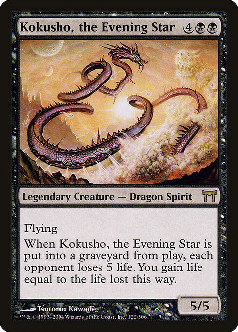 Kokusho, a Estrela Vespertina — Champions of Kamigawa 122