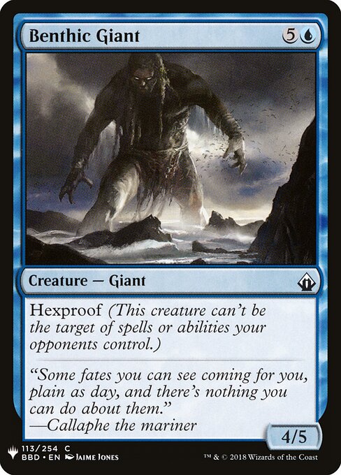 Gigante Bentônico — The List BBD-113
