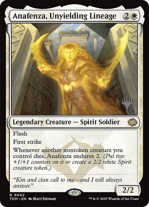 Anafenza, Unyielding Lineage — Tarkir: Dragonstorm Promos 2p