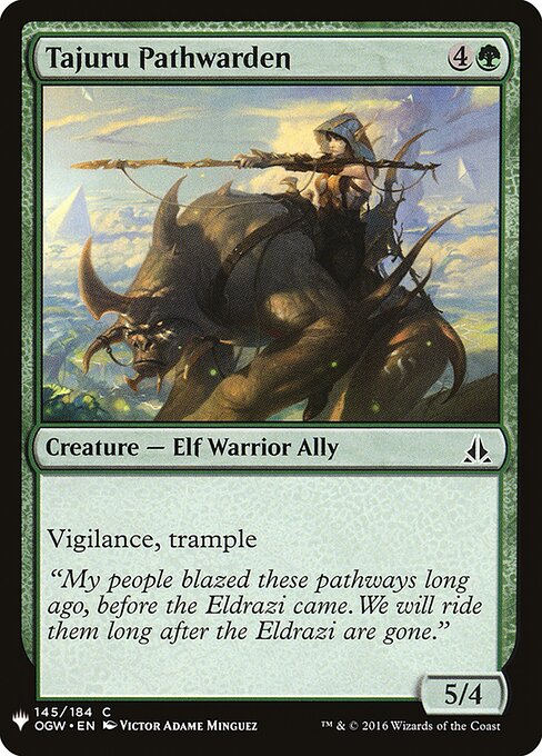Guardiã das Veredas Tajuru — The List OGW-145