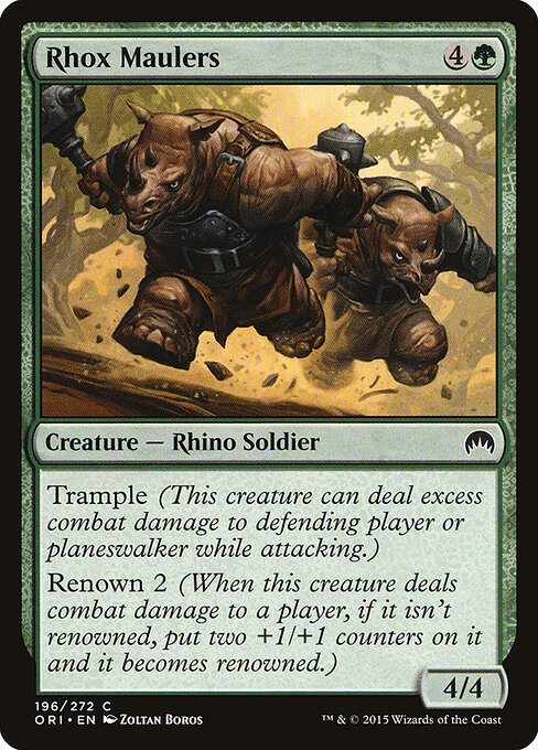 Esmagadores Rhox — Magic Origins 196