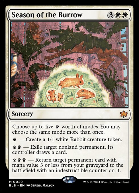 Season of the Burrow — Bloomburrow Promos 29p