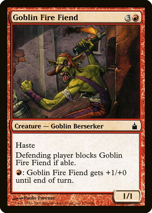 Goblin Demônio de Fogo — Ravnica: City of Guilds 127