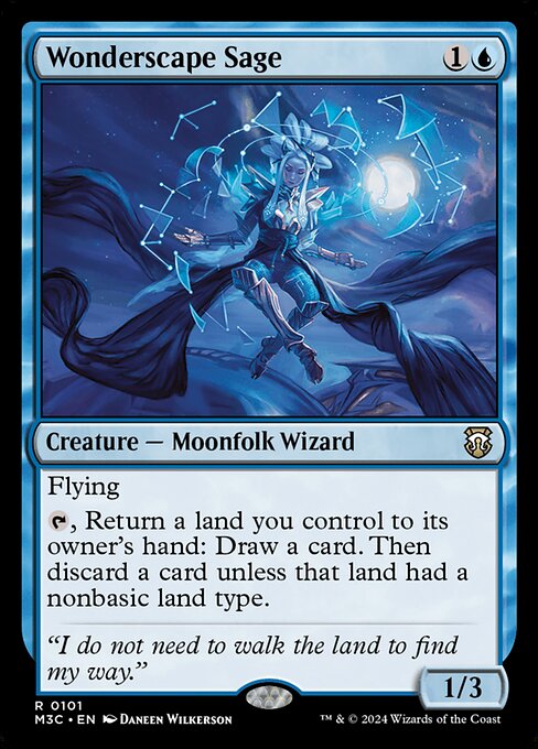 Wonderscape Sage — Modern Horizons 3 Commander 101