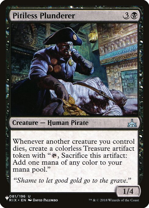 Saqueador Impiedoso — The List RIX-81