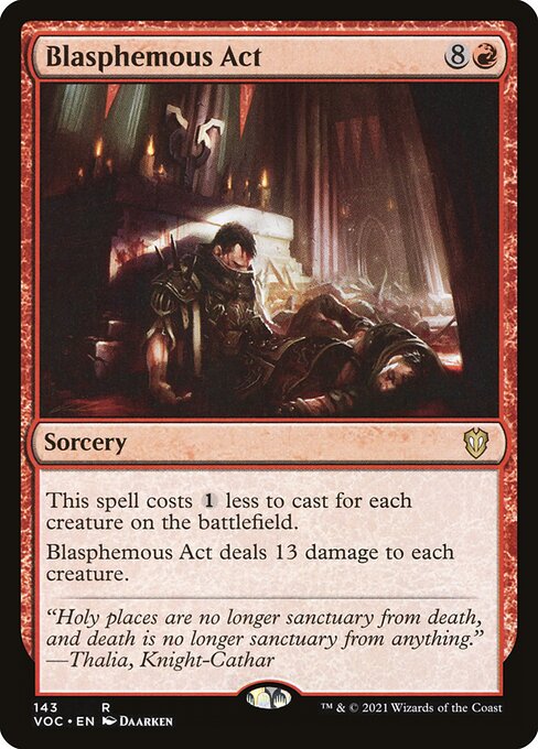 Ato Blasfemo — Crimson Vow Commander 143