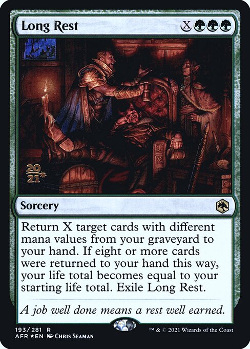 Descanso Longo — Adventures in the Forgotten Realms Promos 193s