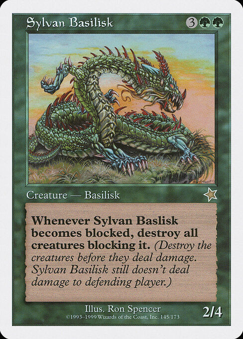 Basilisco Silvestre — Starter 1999 145