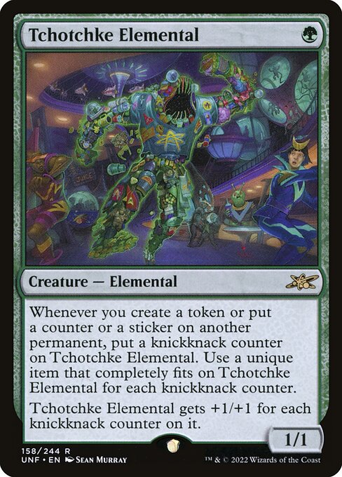 Tchotchke Elemental — Unfinity 158