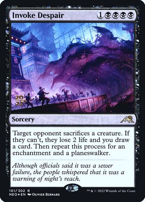 Invocar o Desespero — Kamigawa: Neon Dynasty Promos 101s