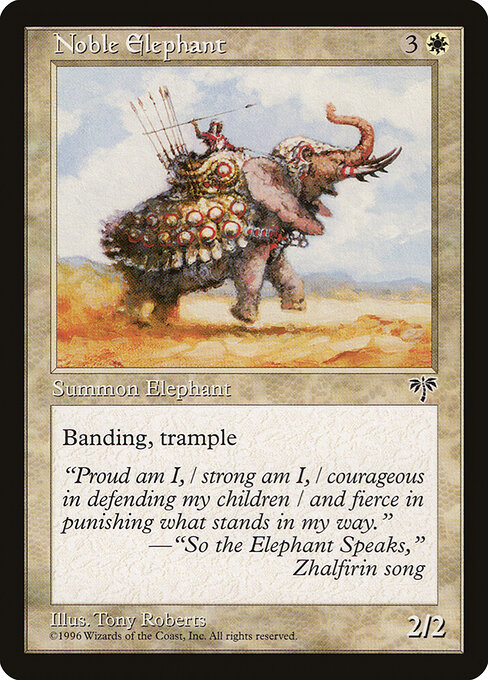 Elefante Majestoso — Mirage 30