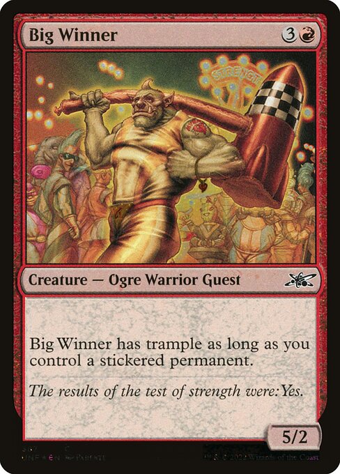 Big Winner — Unfinity 387