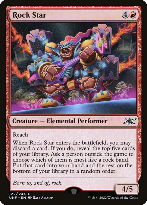 Rock Star — Unfinity 122