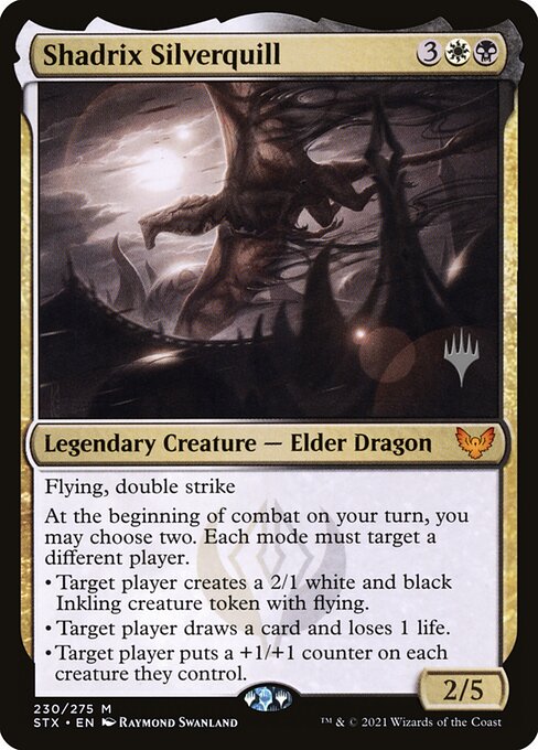 Shadrix Platinopena — Strixhaven: School of Mages Promos 230p