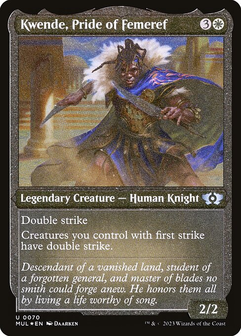 Kwende, Orgulho de Femeref — Multiverse Legends 70