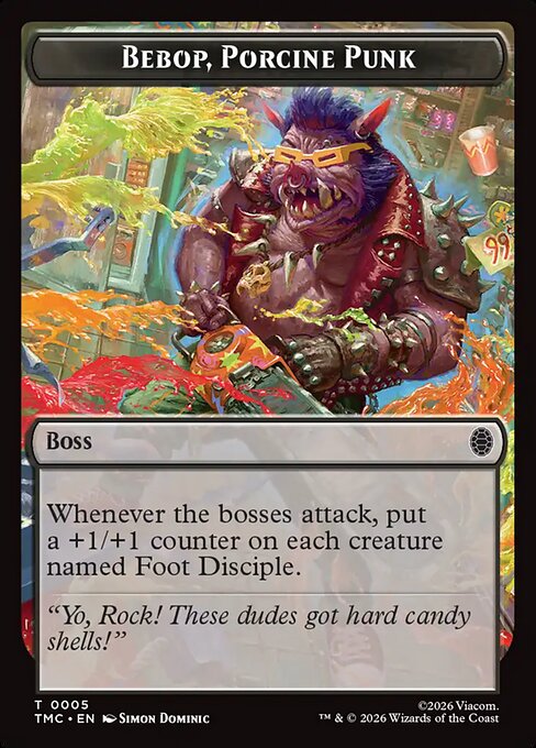 Bebop, Porcine Punk — Teenage Mutant Ninja Turtles Eternal Tokens 5