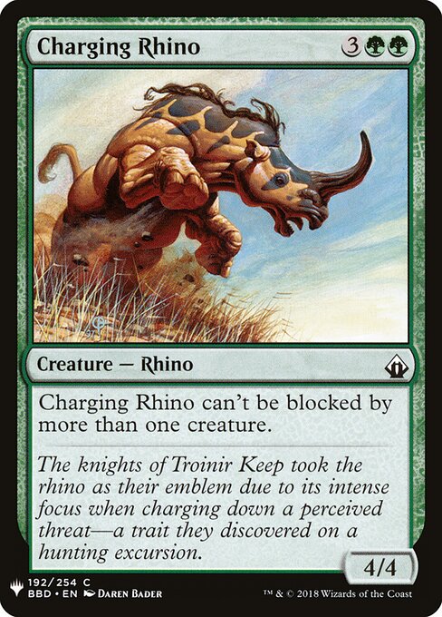 Rinoceronte Atacante — The List BBD-192