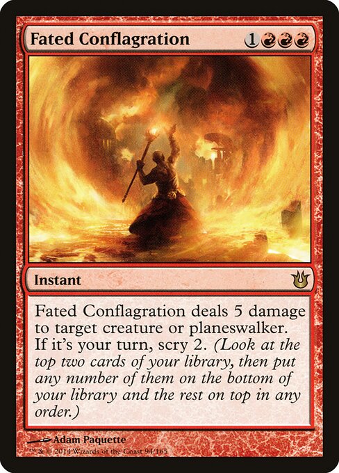 Conflagração Predestinada — Born of the Gods 94