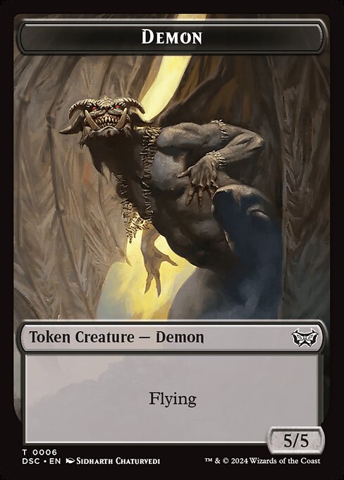 Demon — Duskmourn Commander Tokens 6