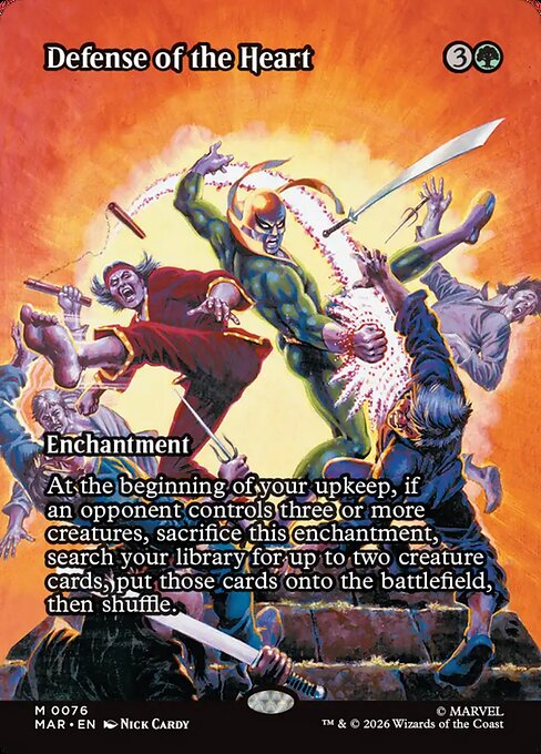 Defesa do Coração — Marvel Universe 76