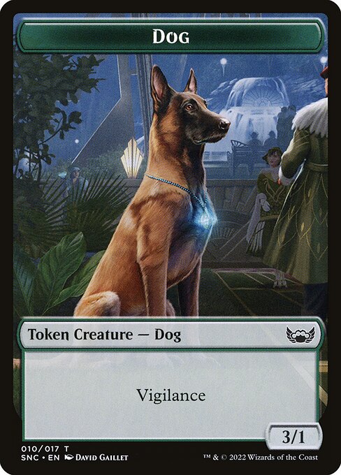 Dog — Streets of New Capenna Tokens 10