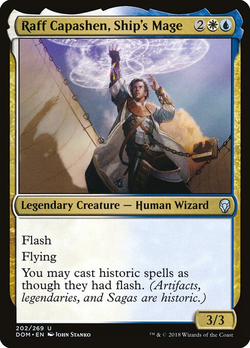 Raff Capasheno, Mago de Bordo — Dominaria 202