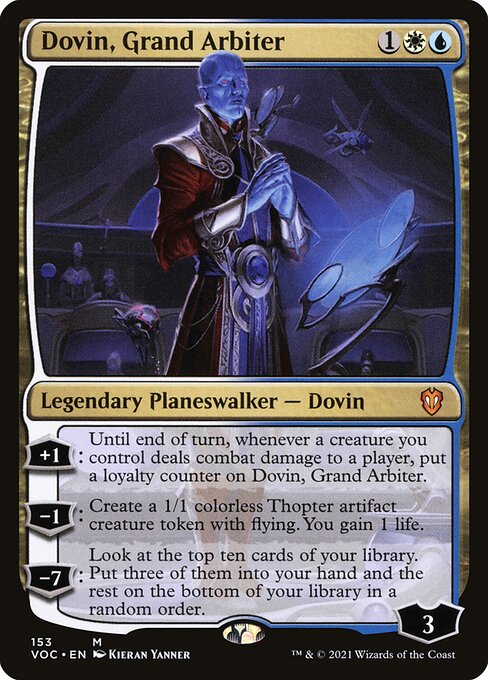 Dovin, Grão-árbitro — Crimson Vow Commander 153