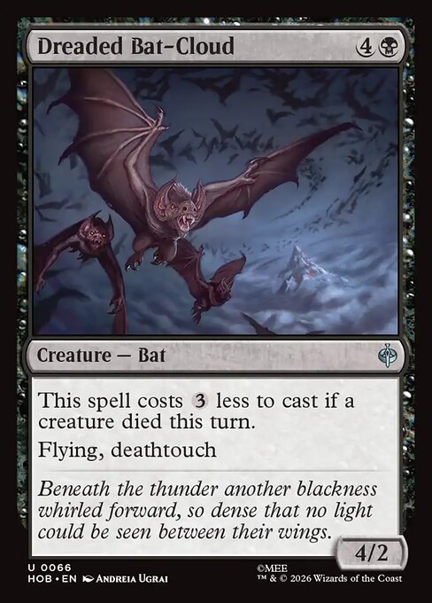 Dreaded Bat-Cloud — The Hobbit 66