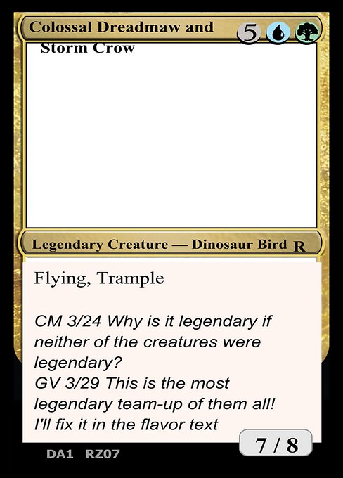 Colossal Dreadmaw and Storm Crow — Unknown Event RZ07a
