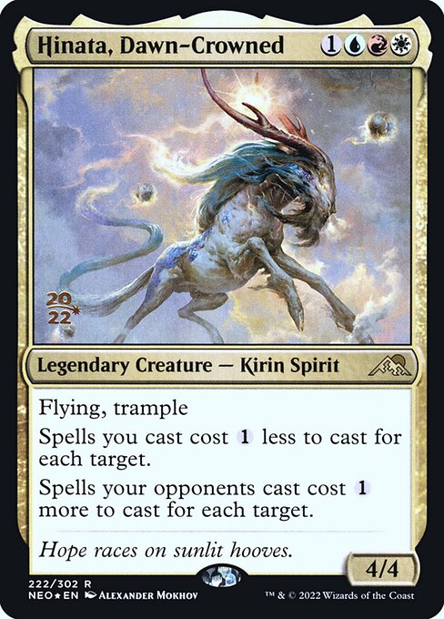 Hinata, Coroada pela Aurora — Kamigawa: Neon Dynasty Promos 222s