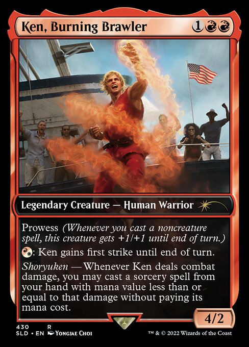 Ken, Burning Brawler — Secret Lair Drop 430
