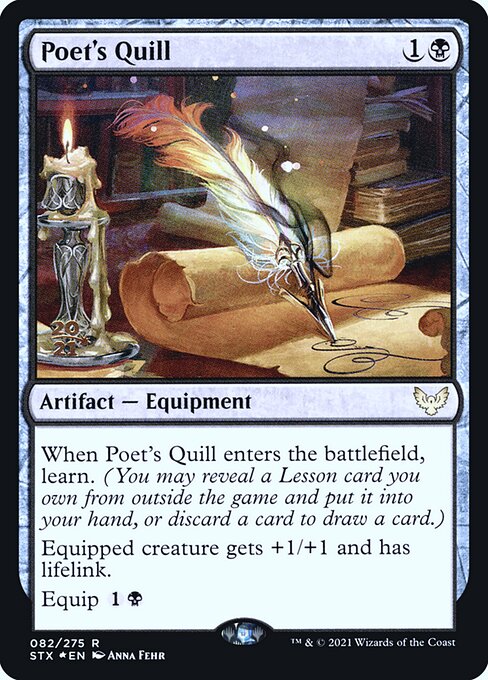 Pena do Poeta — Strixhaven: School of Mages Promos 82s