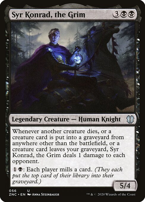 Syr Konrad, o Sisudo — Zendikar Rising Commander 56